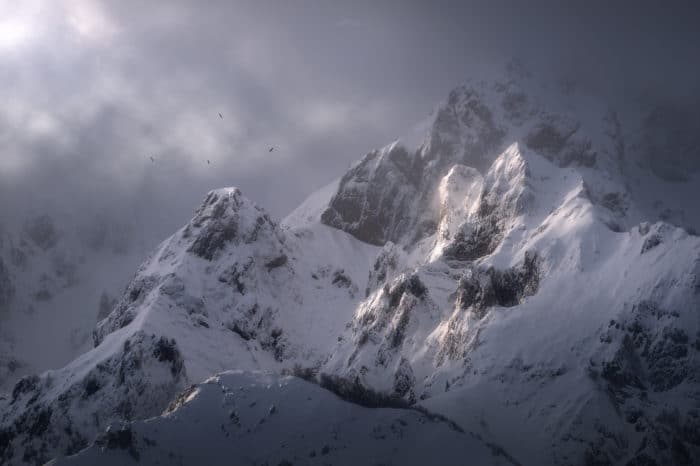 Picos de Europa paisajes de invierno
